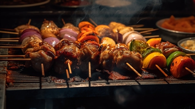 淄博烧烤“火爆出圈” 烧烤师高薪难求