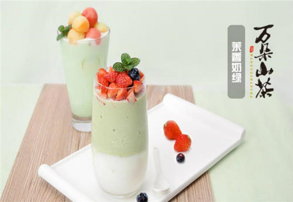万朵山茶饮品加盟