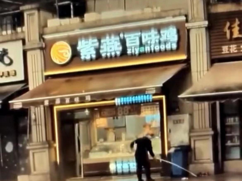 网传“紫燕百味鸡店员虐猫”,品牌方:野猫进店捣乱,店员驱赶时冲动了