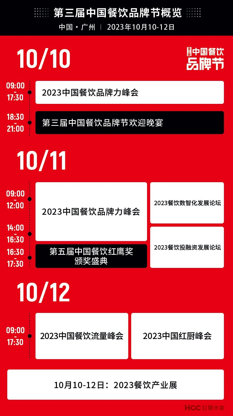 2023中国红厨峰会重磅来袭!【第三届中国餐饮品牌节】